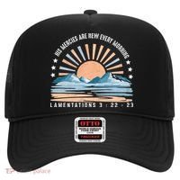 Jesus Mercies Are New Every Morning Christian Quote Hat thumb 0
