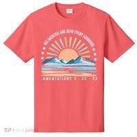 Jesus Mercies Are New Every Morning Christian Quote T-Shirt thumb 0