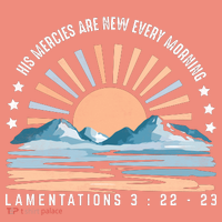 Jesus Mercies Are New Every Morning Christian Quote T-Shirt thumb 2