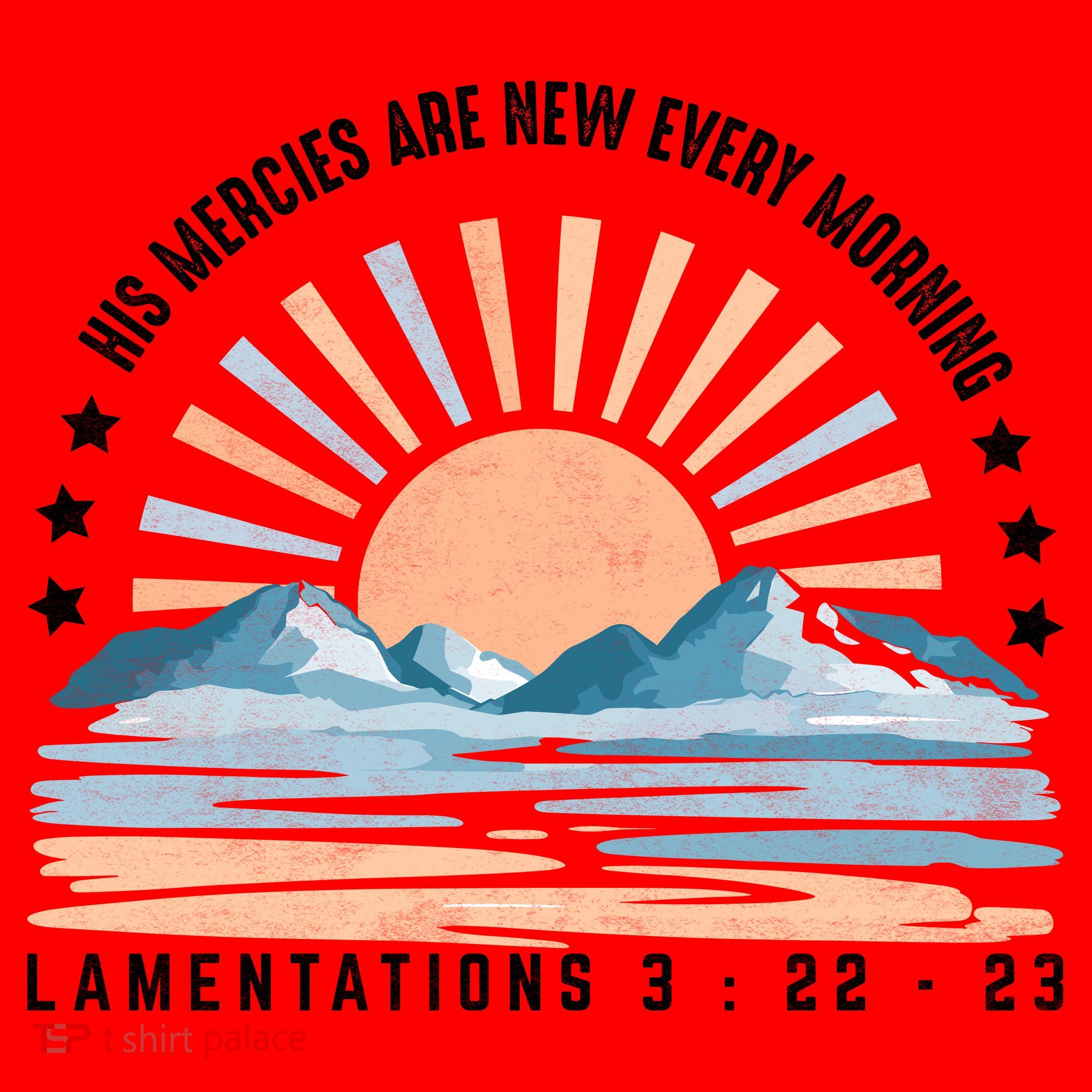 Jesus Mercies Are New Every Morning Christian Quote Santa Hat