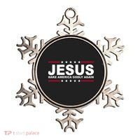Jesus Make America Godly Again Ornament thumb 0