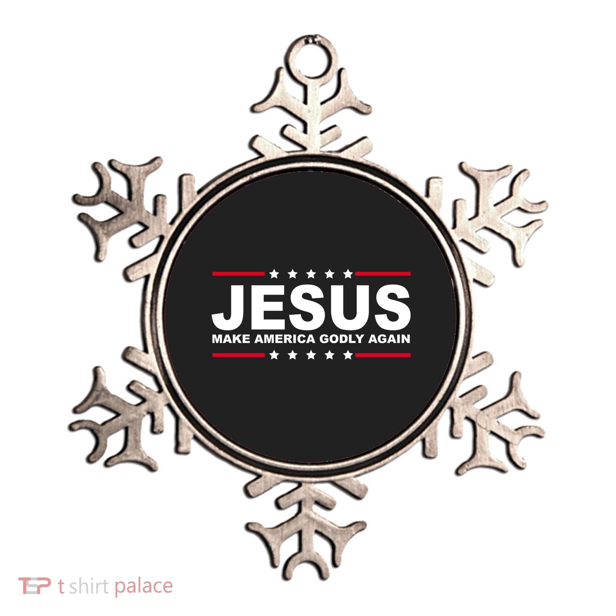Jesus Make America Godly Again Ornament