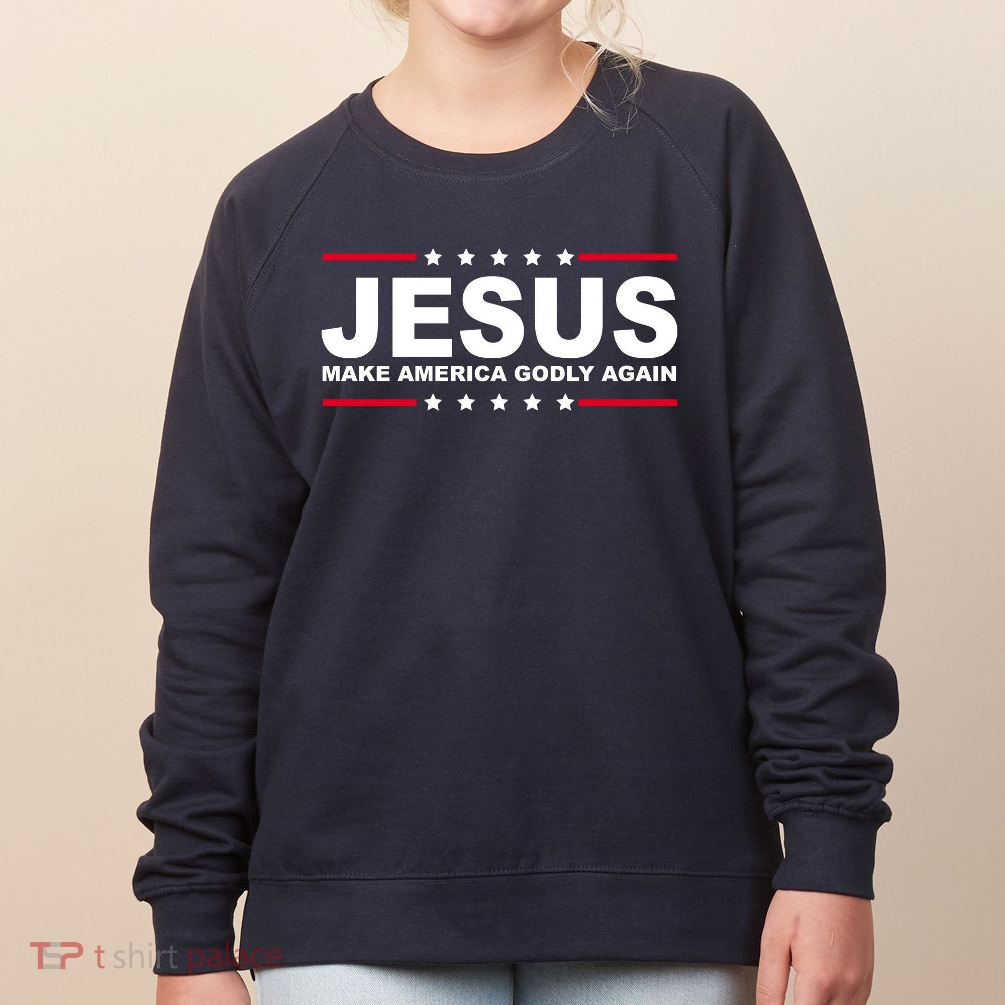 Jesus Make America Godly Again Women's Sweatshirt