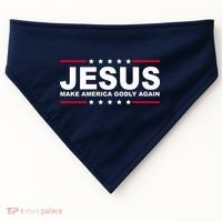 Jesus Make America Godly Again USA-Made Doggie Bandana thumb 0