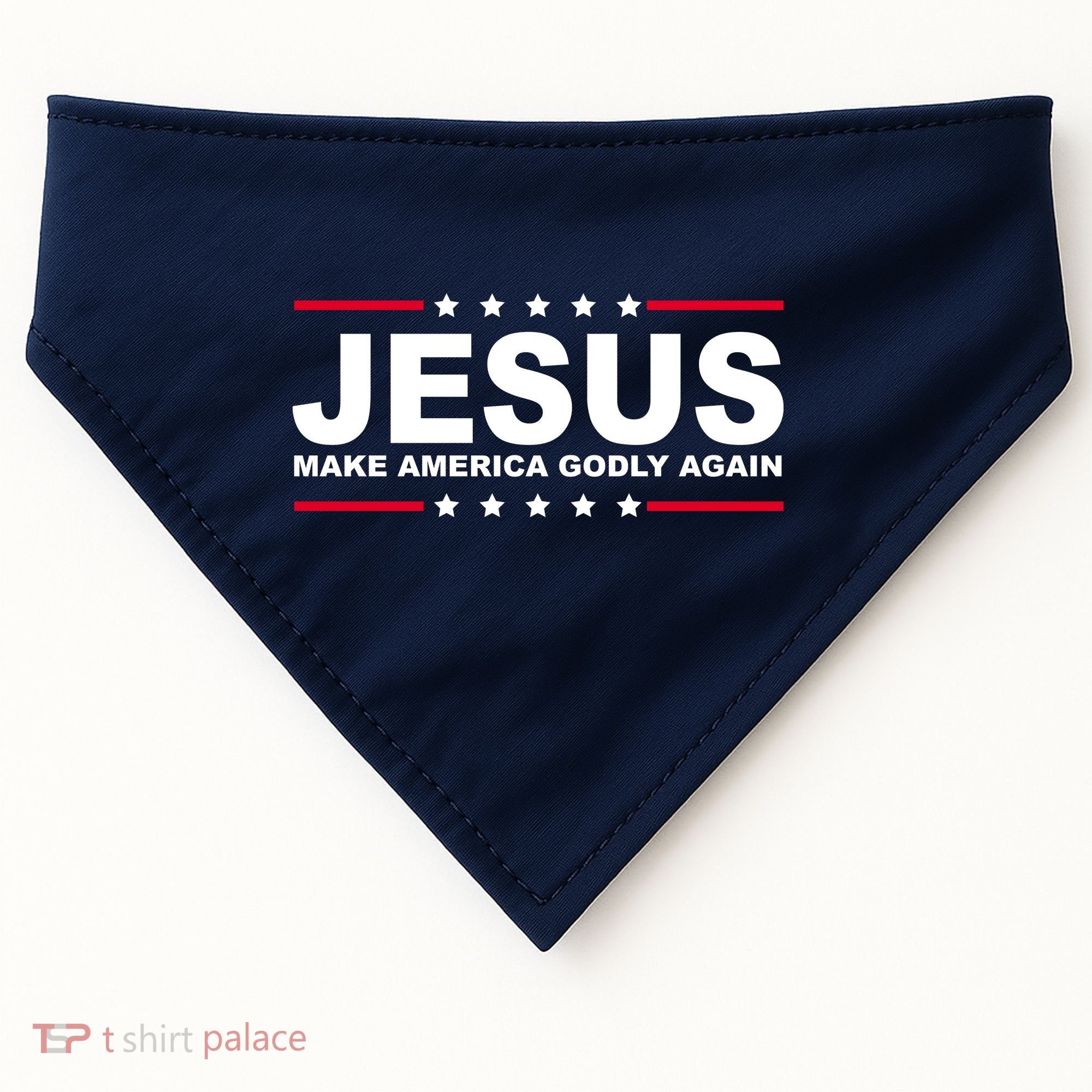 Jesus Make America Godly Again USA-Made Doggie Bandana