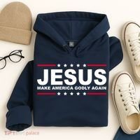 Jesus Make America Godly Again Hoodie thumb 4