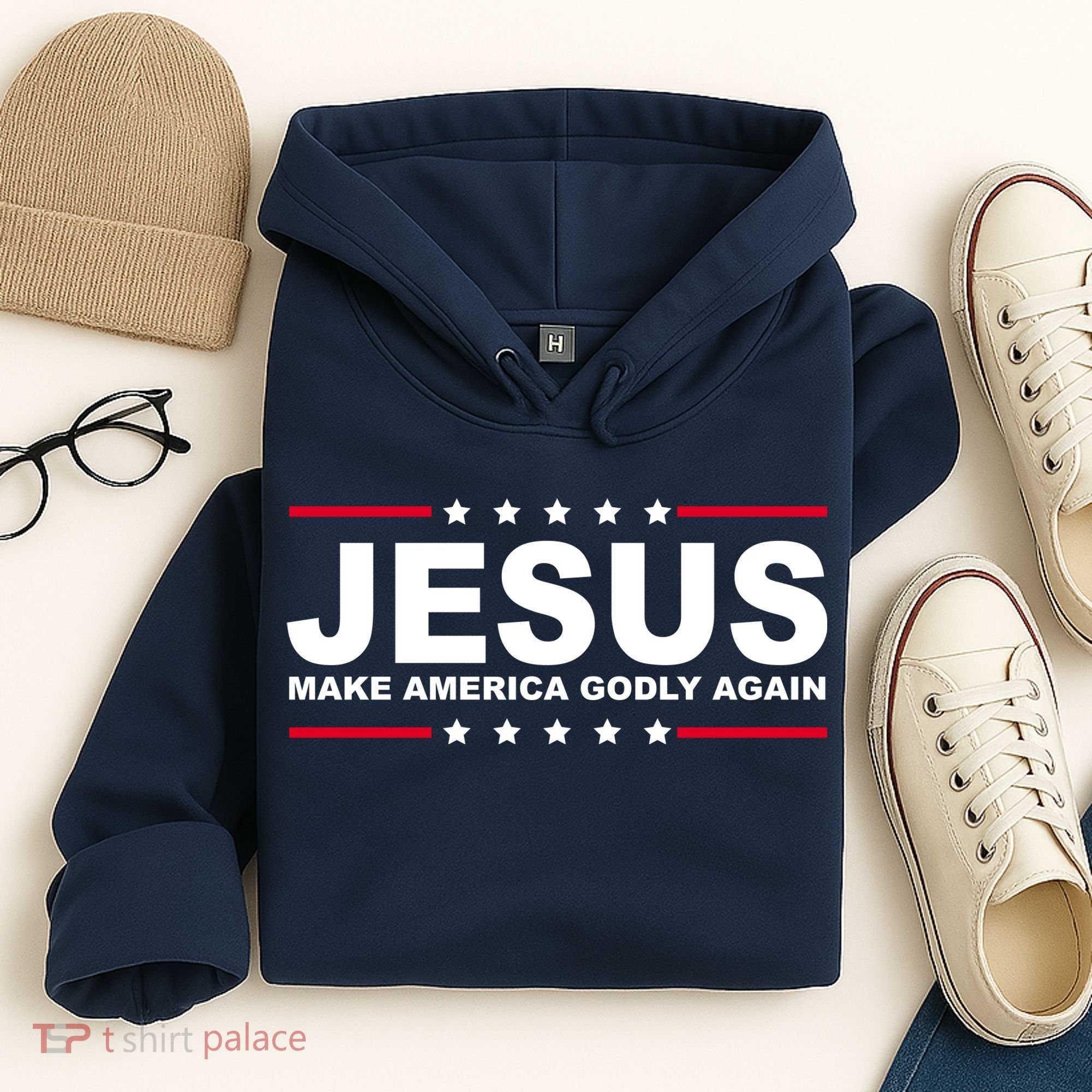 Jesus Make America Godly Again Hoodie