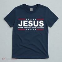 Jesus Make America Godly Again T-Shirt thumb 5