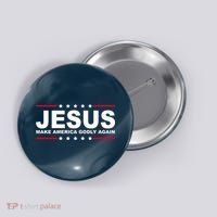Jesus Make America Godly Again Button thumb 0