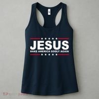 Jesus Make America Godly Again Women's Tank Top thumb 3