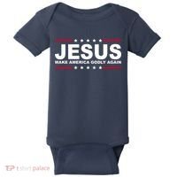 Jesus Make America Godly Again Baby Bodysuit thumb 0