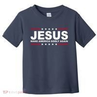 Jesus Make America Godly Again Toddler T-Shirt thumb 0