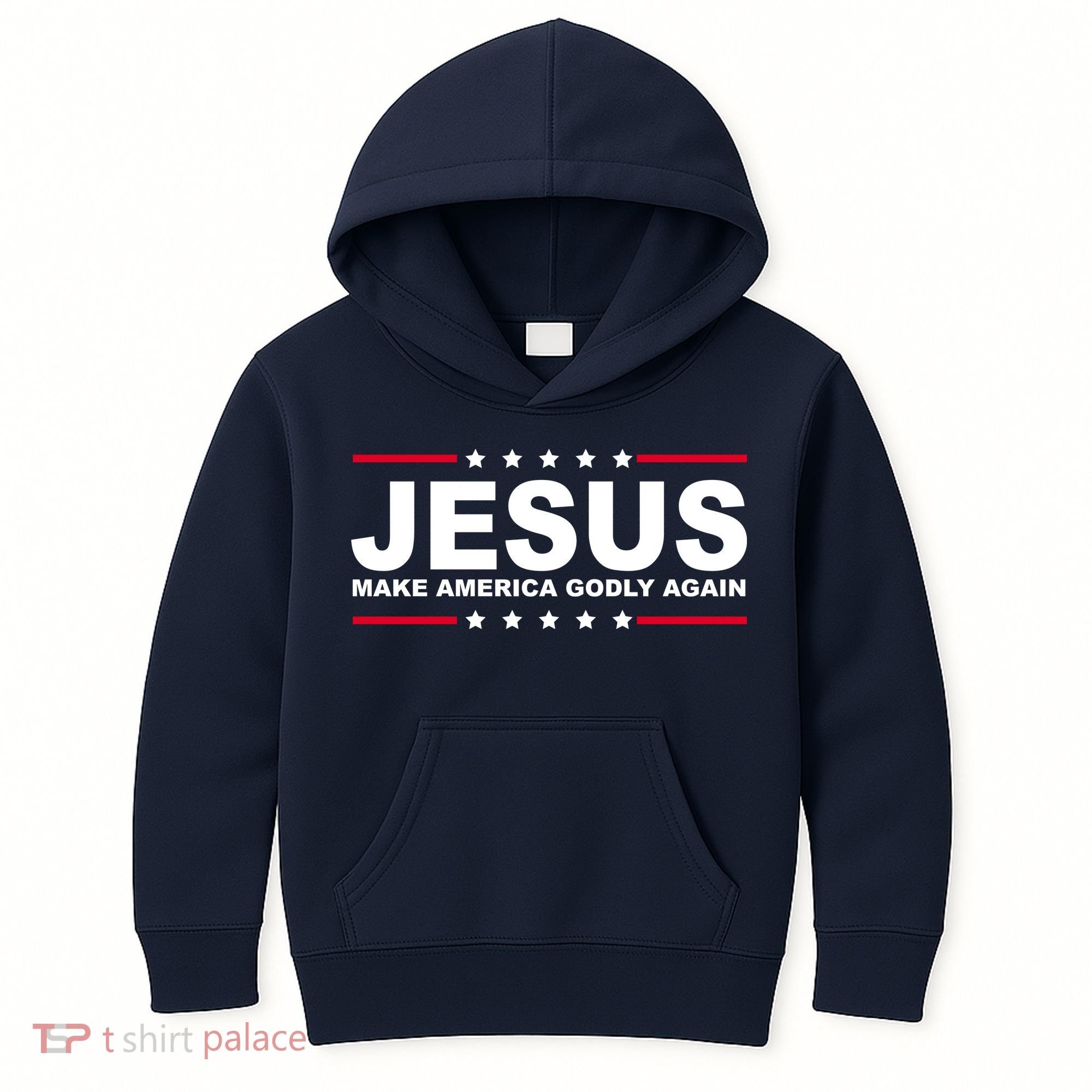 Jesus Make America Godly Again Kids Hoodie