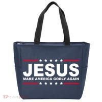 Jesus Make America Godly Again Tote Bag thumb 0