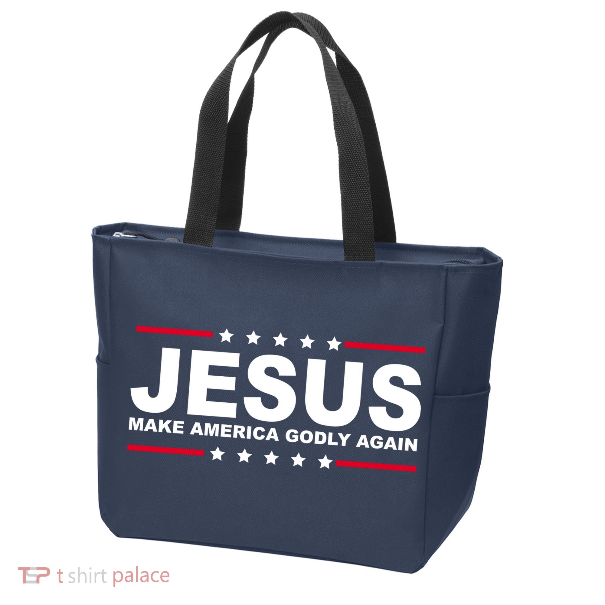 Jesus Make America Godly Again Tote Bag