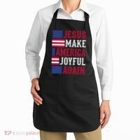 Jesus Make America Joyful Again - American Flag - Christian Apron thumb 2