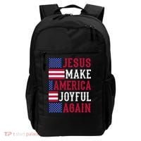 Jesus Make America Joyful Again - American Flag - Christian Backpack thumb 0