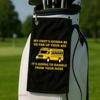 Jackie Miller Bus Driver Angry Bus Driver Golf Towel thumb 2