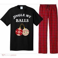 Jingle My Balls Shake My Presents Fun Couples Christmas Pajama Set thumb 0