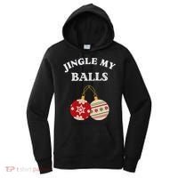 Jingle My Balls Shake My Presents Fun Couples Christmas Women's Hoodie thumb 0