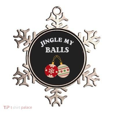 Jingle My Balls Shake My Presents Fun Couples Christmas Ornament