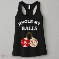 Jingle My Balls Shake My Presents Fun Couples Christmas Women's Tank Top thumb 3