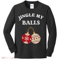 Jingle My Balls Shake My Presents Fun Couples Christmas Kids Long Sleeve Shirt thumb 0