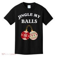 Jingle My Balls Shake My Presents Fun Couples Christmas Kids T-Shirt thumb 0