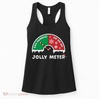 Jolly Meter Bah Humbug To Ho Ho Ho Anti Christmas Funny Classic Women's Tank Top thumb 0