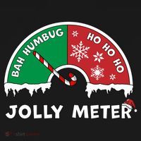 Jolly Meter Bah Humbug To Ho Ho Ho Anti Christmas Funny Classic Women's Tank Top thumb 5