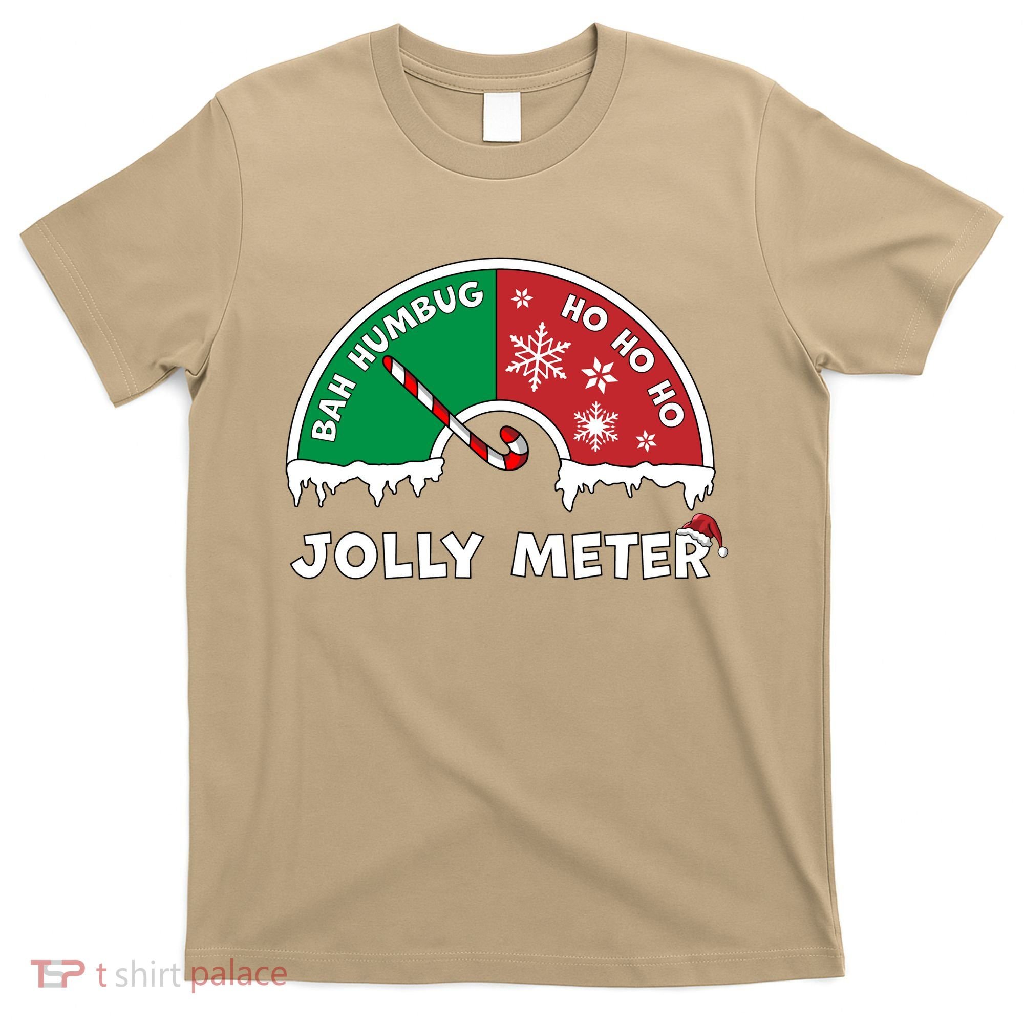 Jolly Meter Bah Humbug To Ho Ho Ho Anti Christmas Funny Classic T-Shirt