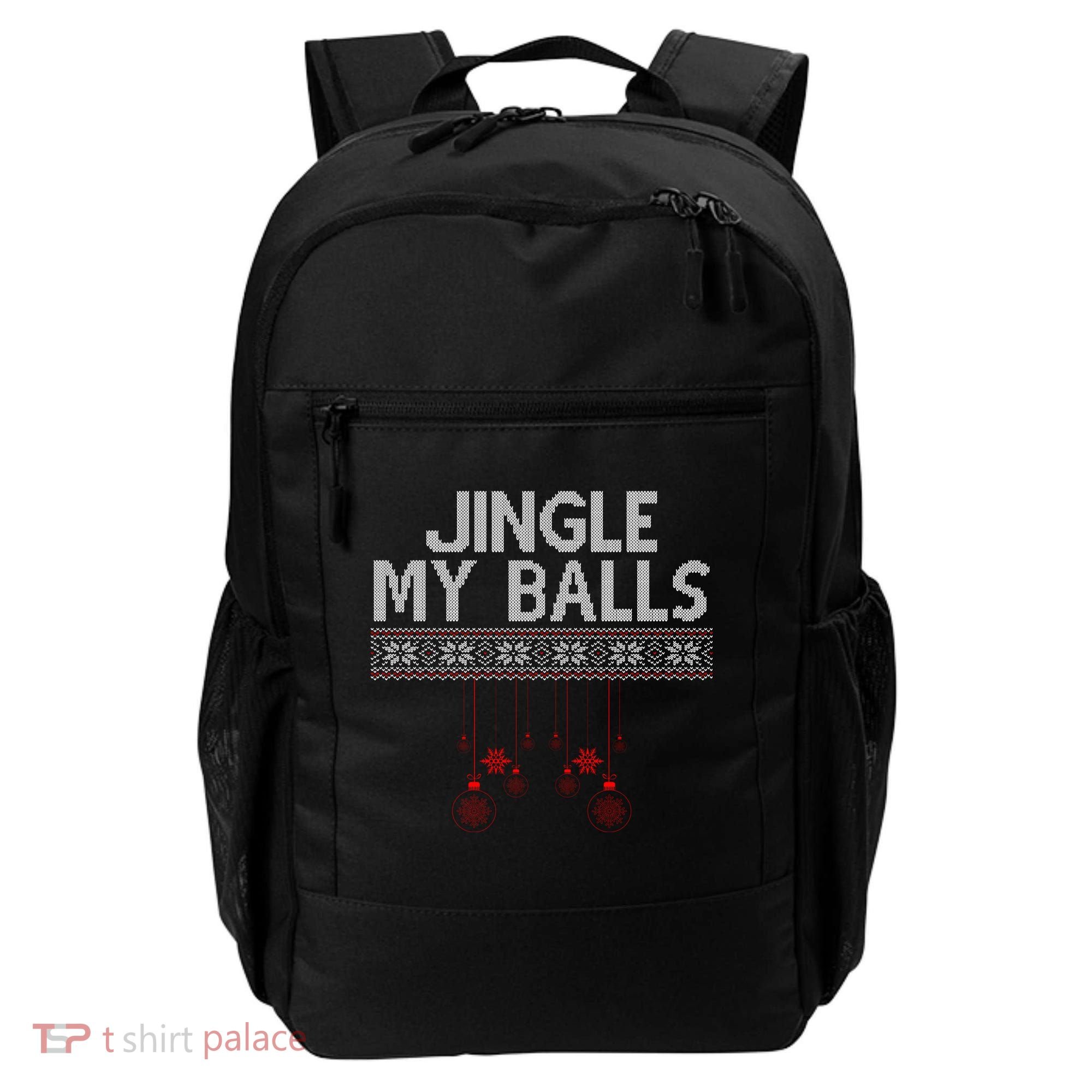 Jingle My Balls Funny Ugly Christmas Backpack
