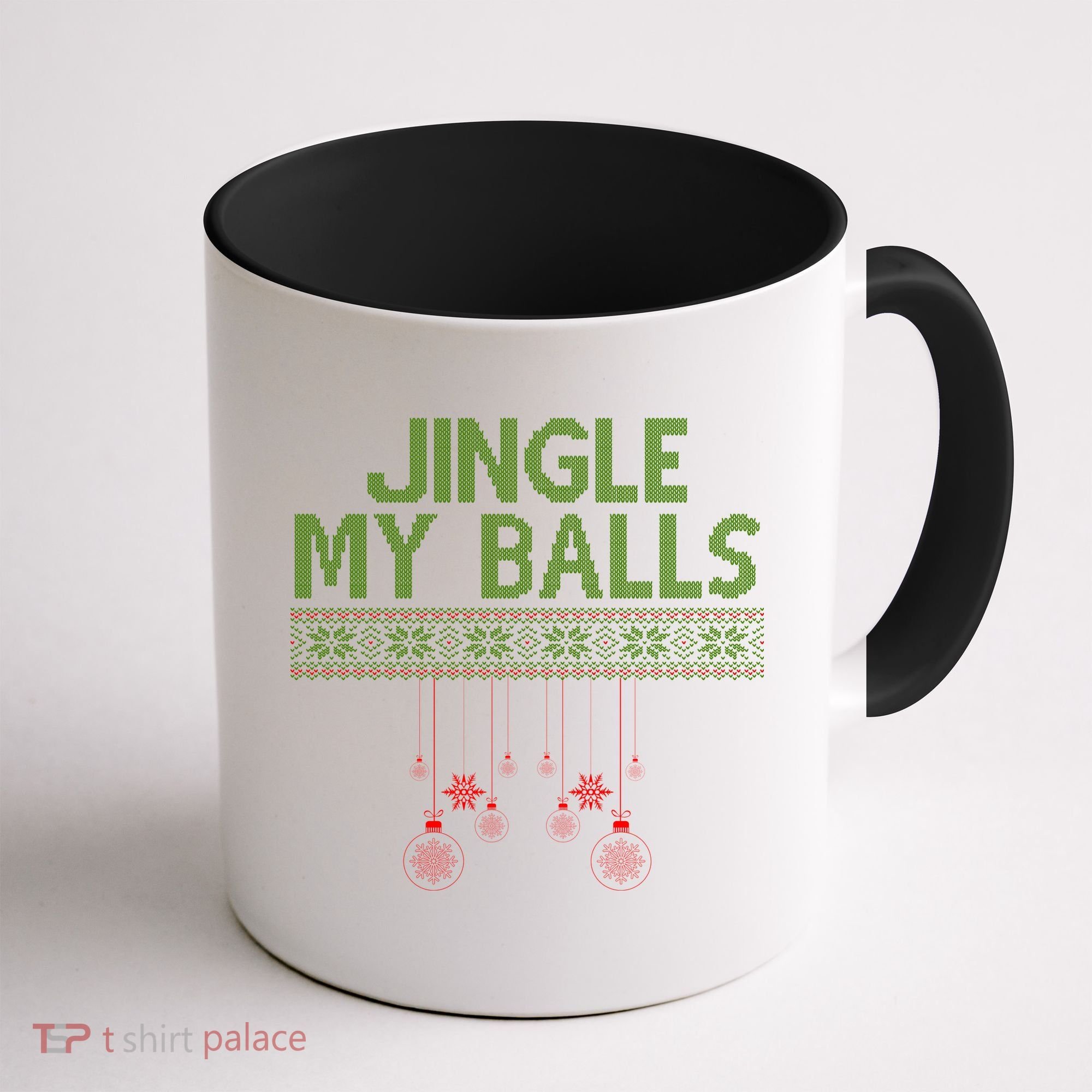 Jingle My Balls Funny Ugly Christmas Coffee Mug