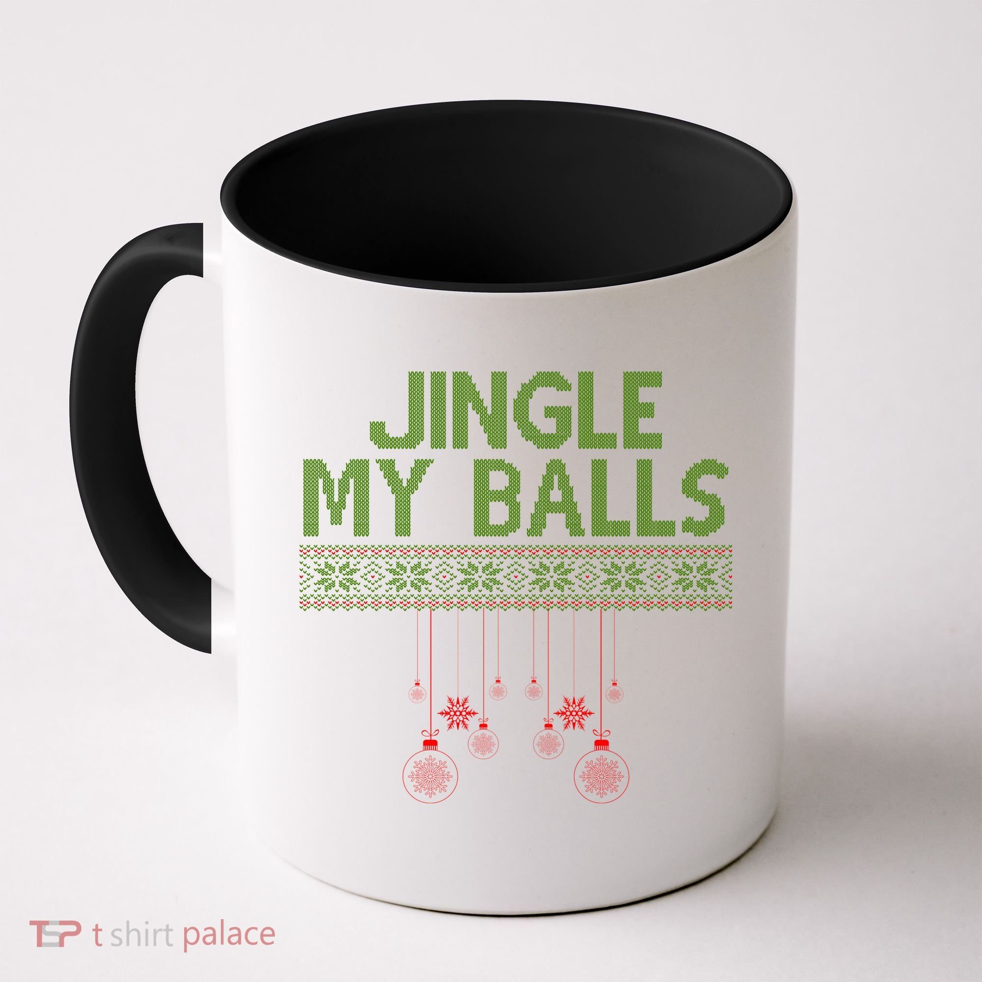 Jingle My Balls Funny Ugly Christmas Coffee Mug