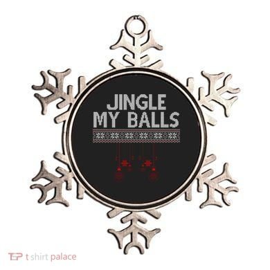 Jingle My Balls Funny Ugly Christmas Ornament