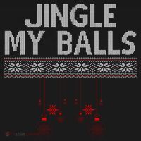 Jingle My Balls Funny Ugly Christmas Ornament thumb 1
