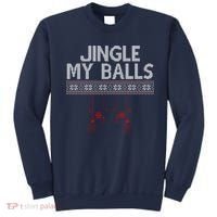 Jingle My Balls Funny Ugly Christmas Sweatshirt thumb 0