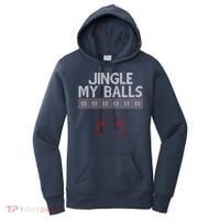 Jingle My Balls Funny Ugly Christmas Women's Hoodie thumb 0