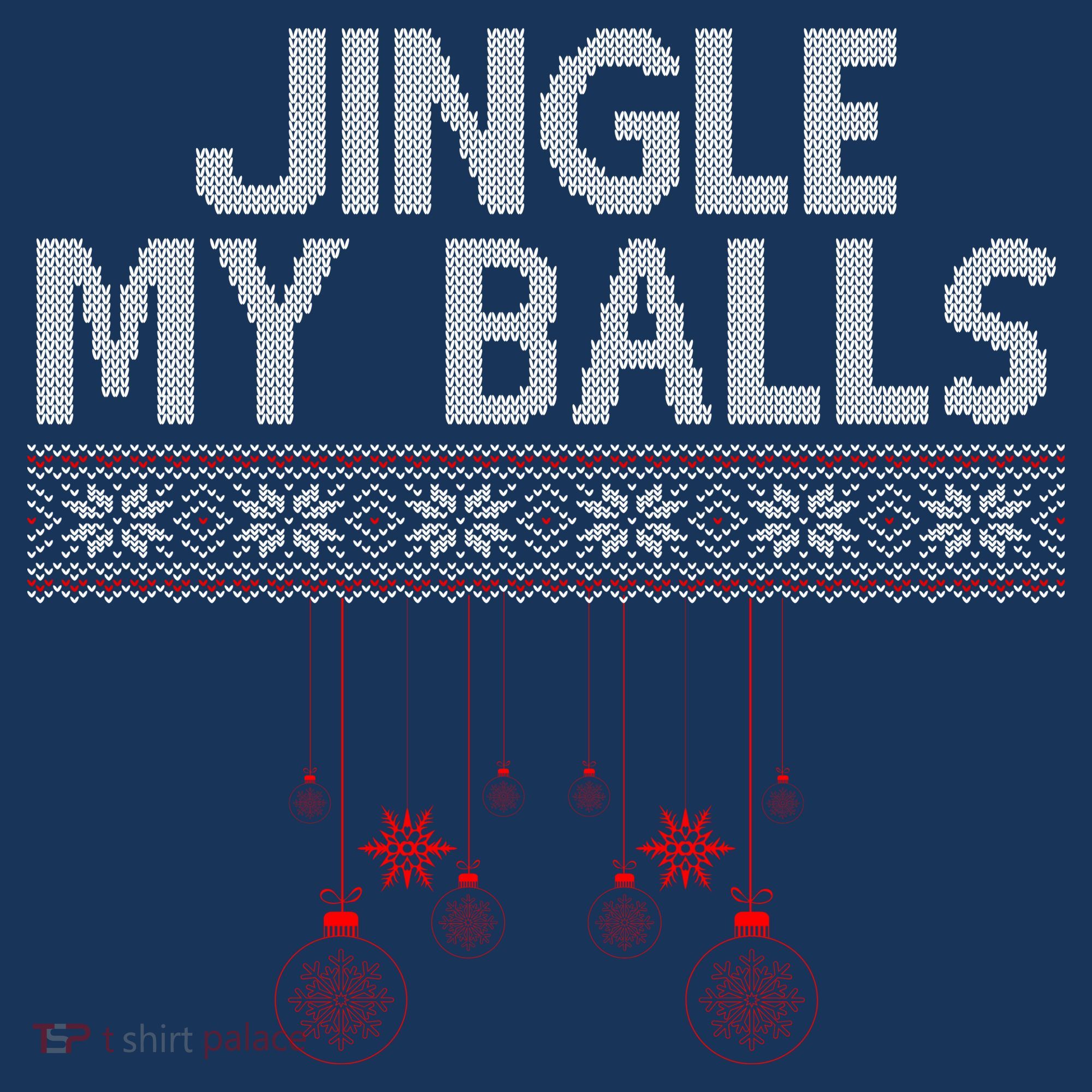 Jingle My Balls Funny Ugly Christmas Women's Hoodie