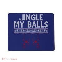Jingle My Balls Funny Ugly Christmas Mousepad thumb 0