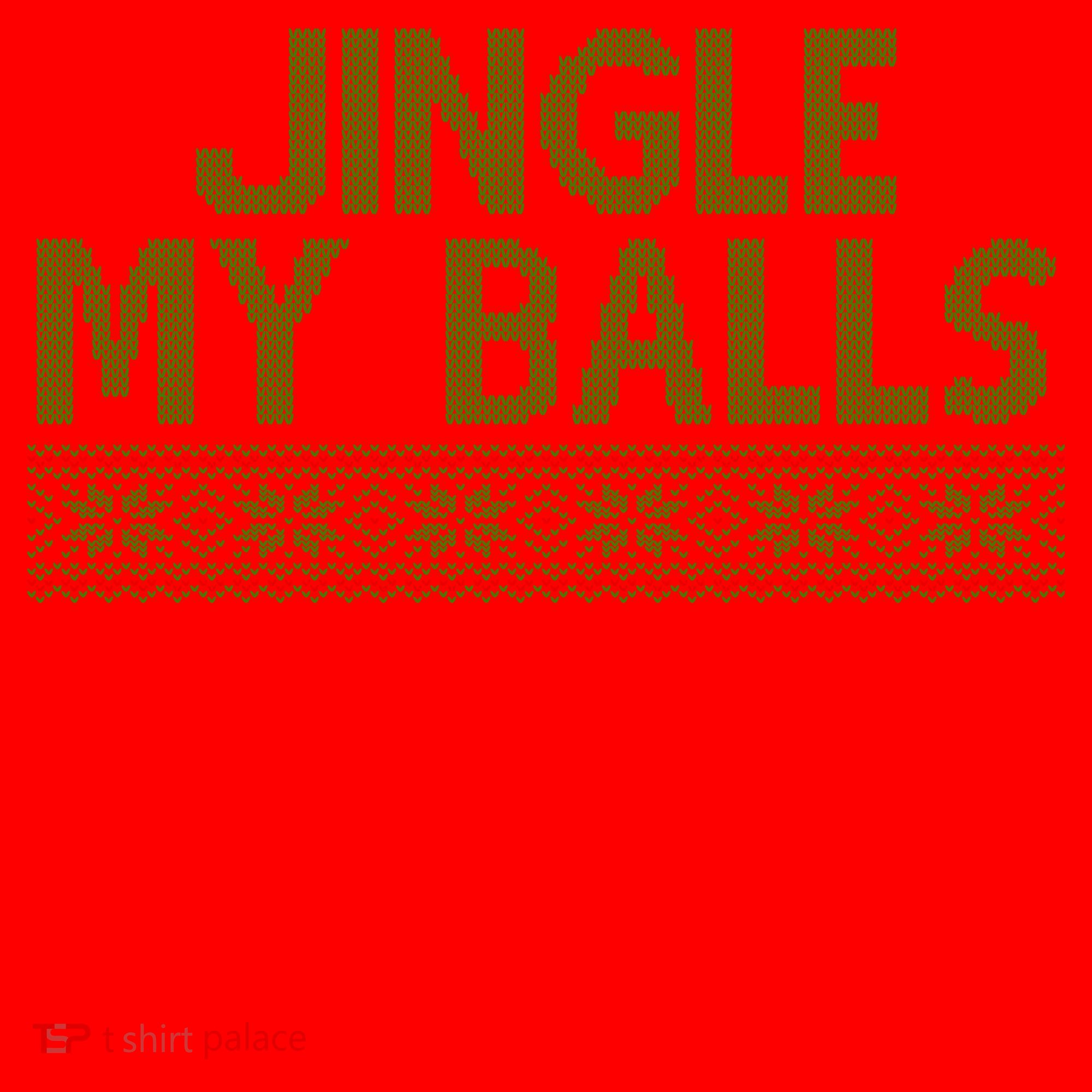 Jingle My Balls Funny Ugly Christmas Santa Hat