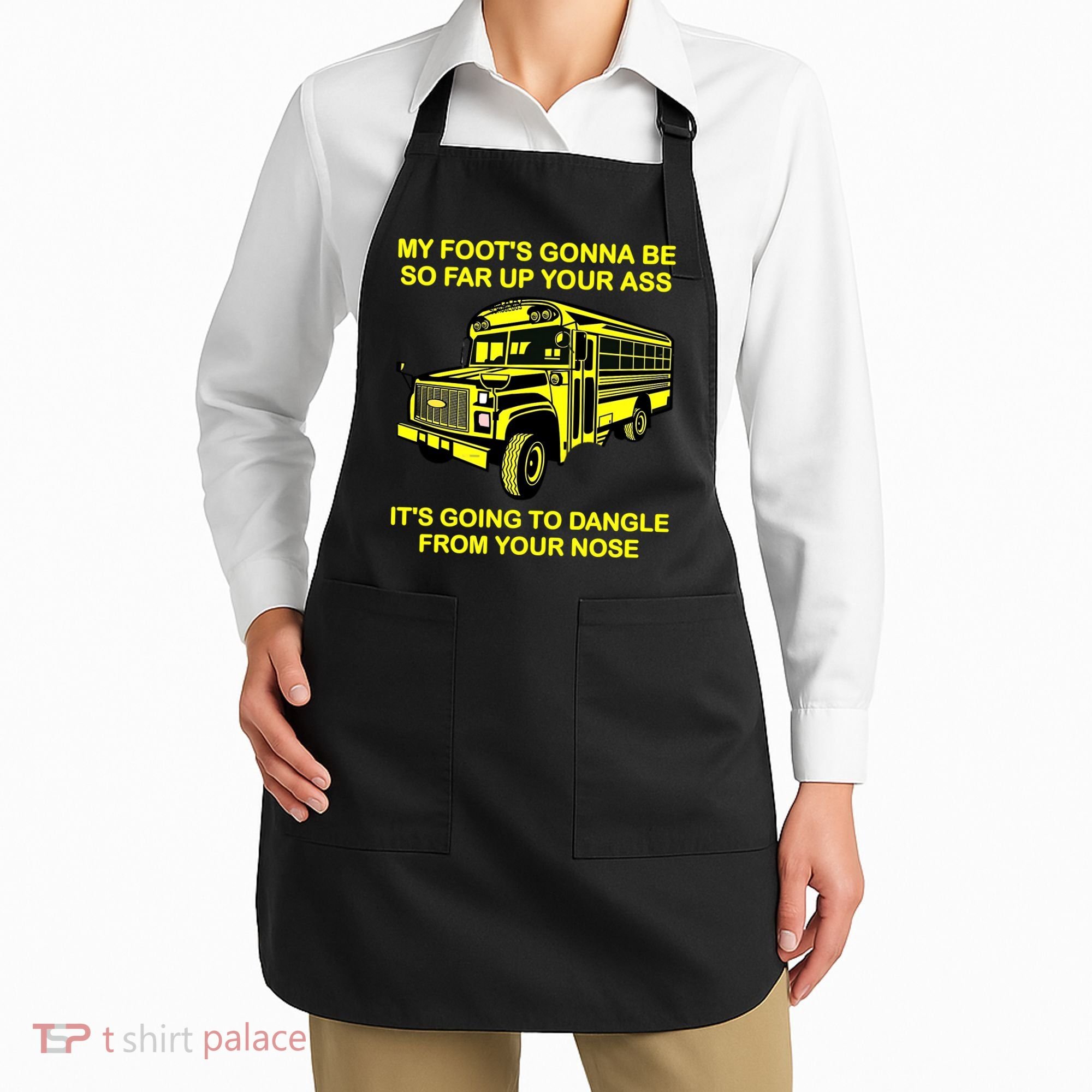 Jackie Miller Bus Driver Angry Bus Driver Apron
