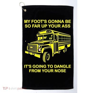 Jackie Miller Bus Driver Angry Bus Driver Golf Towel