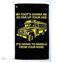 Jackie Miller Bus Driver Angry Bus Driver Golf Towel thumb 0
