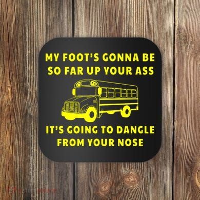 Jackie Miller Bus Driver Tee ANGRY BUS DRIVER Tee Coaster