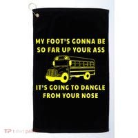 Jackie Miller Bus Driver Tee ANGRY BUS DRIVER Tee Golf Towel thumb 0