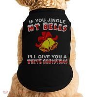Jingle My Bells Funny Inappropriate Christmas Cool Gift Doggie Tank thumb 0