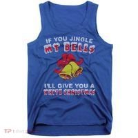 Jingle My Bells Funny Inappropriate Christmas Cool Gift Tank Top thumb 0