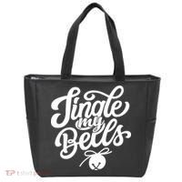 Jingle My Bells Funny Christmas Holiday Tote Bag thumb 0