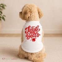 Jingle My Bells Funny Christmas Holiday Doggie Tank thumb 2